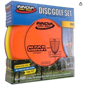 Innova Disc Golf Set – Driver, Mid-Range & Putter, Comfortable DX Plastic, Color